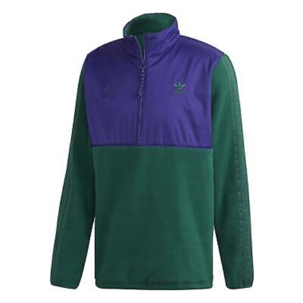 adidas MEN'S WINTERIZED HALF-ZIP JACKET FLEECE